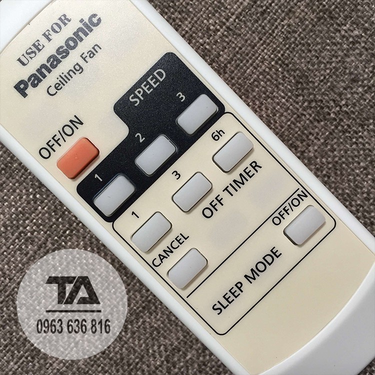 [FREESHIP 50K] REMOTE QUẠT PANASONIC ✔ Điều khiển quạt trần 4 cánh Panasonic - F56MPG/ F56MZG /F564