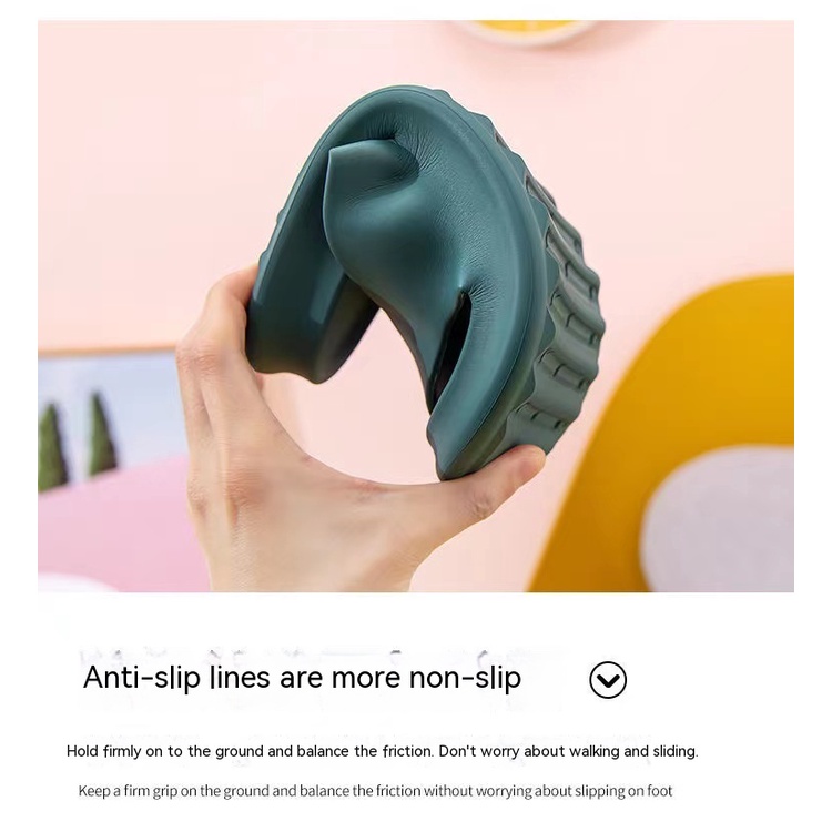 Dép Sandal Xỏ Ngón Đế Mềm Dày Dặn Chống Mùi Chống Trượt Màu Trơn Đơn Giản Thời Trang Đi Biển Cho Nam Và Nữ