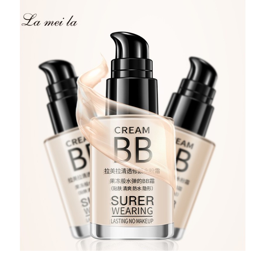 Kem Nền Siêu Mịn Tự Nhiên Lameila BB Cream Super Wearing Lasting No Makeup 30ML