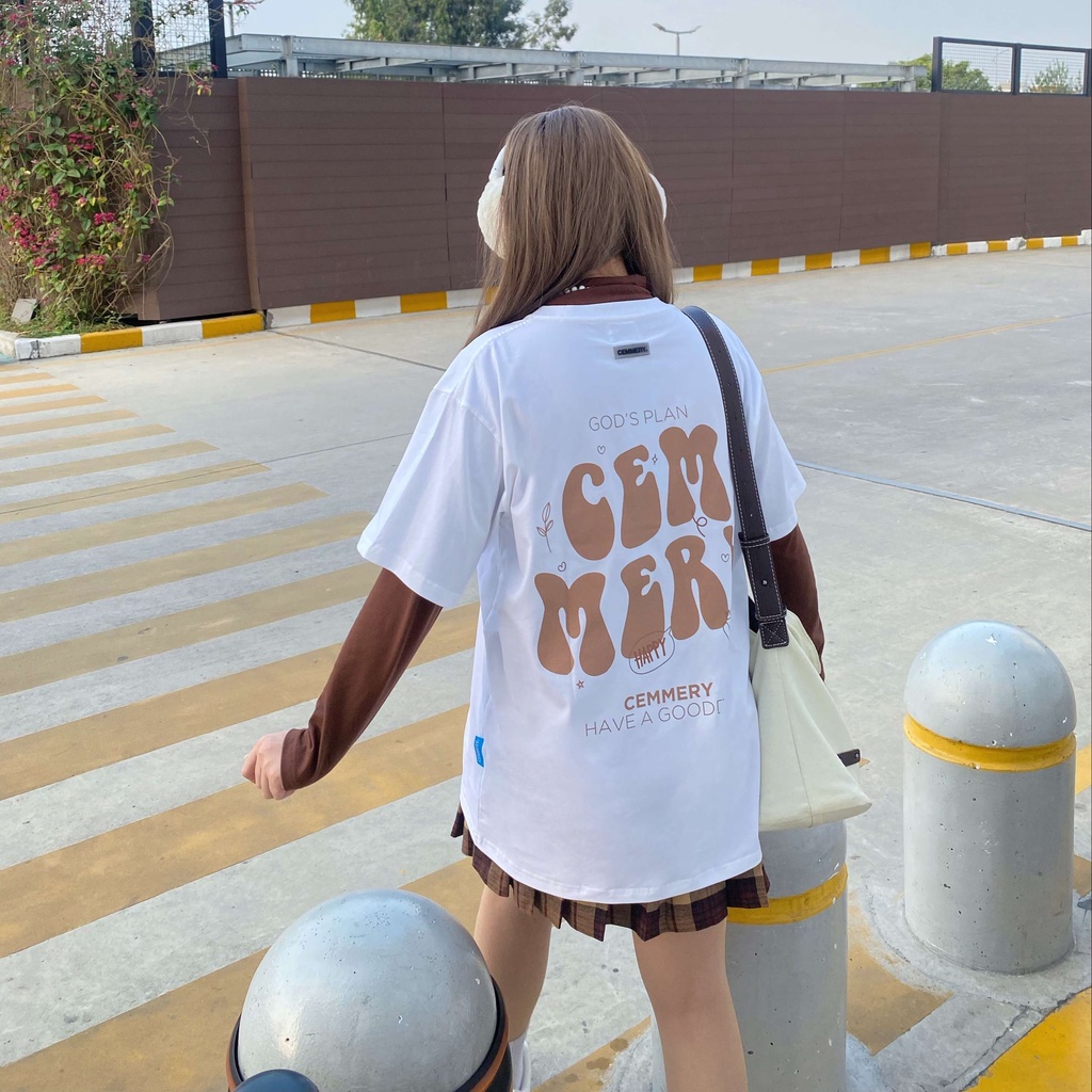 Áo thun Local Brand Cemmery " HAVE A GOOD DAY TEE " # White | BigBuy360 - bigbuy360.vn