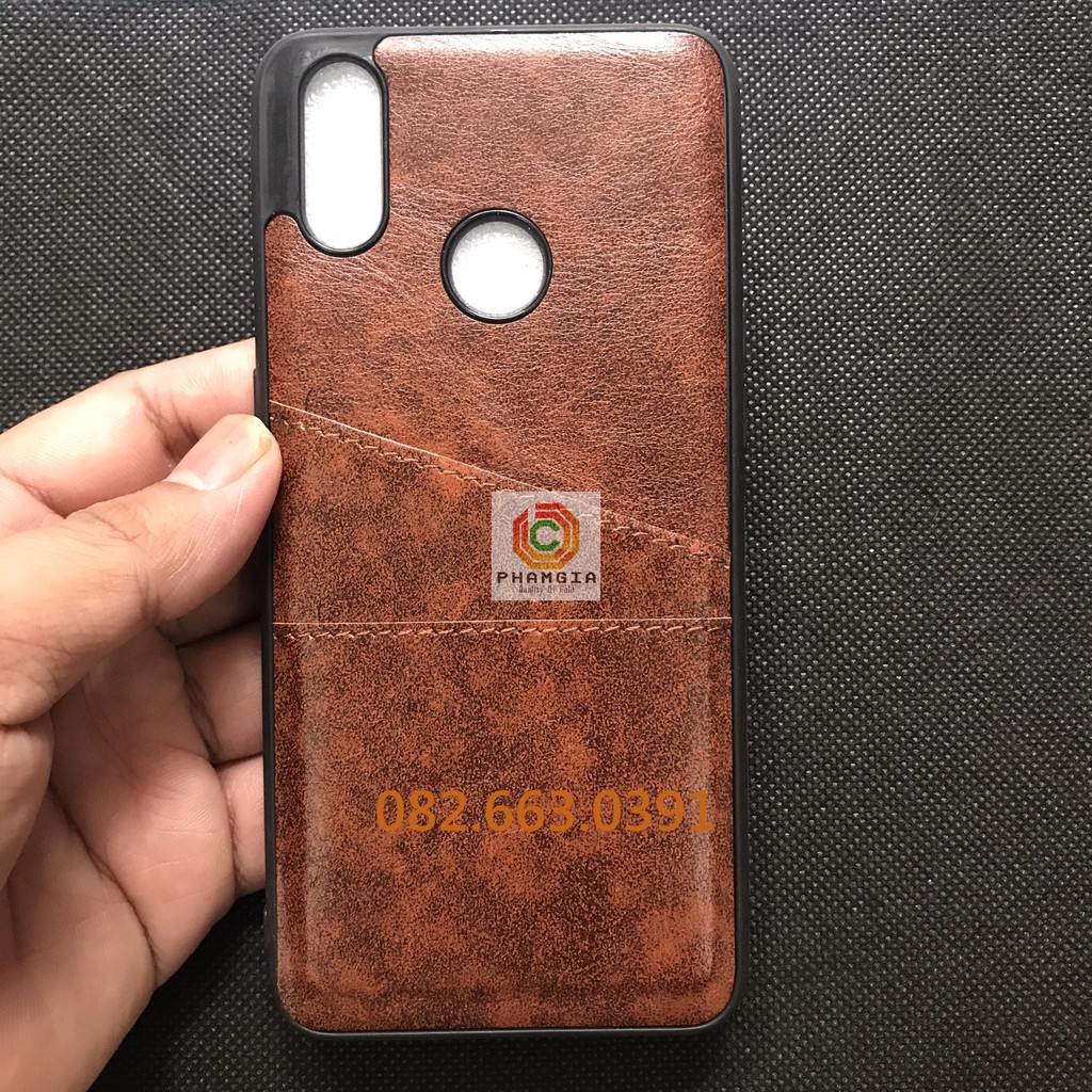 Ốp lưng da Realme 3 pro chất liệu da siêu mịn