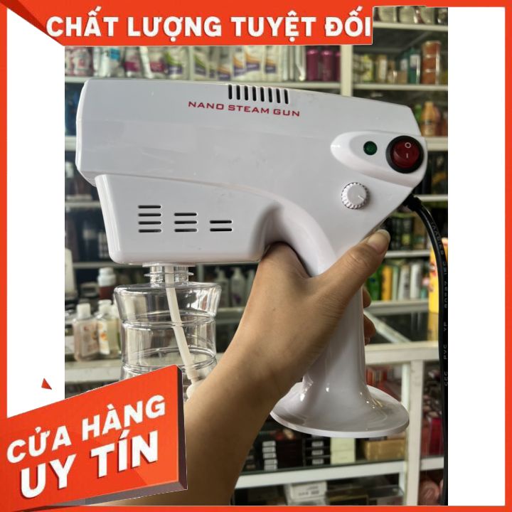 Máy Phun Nano Cầm Tay Phục Hồi Tóc Hư Tổn - Nano Steam Sparaye-chuyên dùng cho salon tóc -rất tiện lợi (hàng chính hãng)