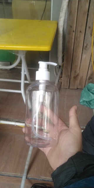 Chai lọ nhựa pet các loại thẻ tích vòi nhấn