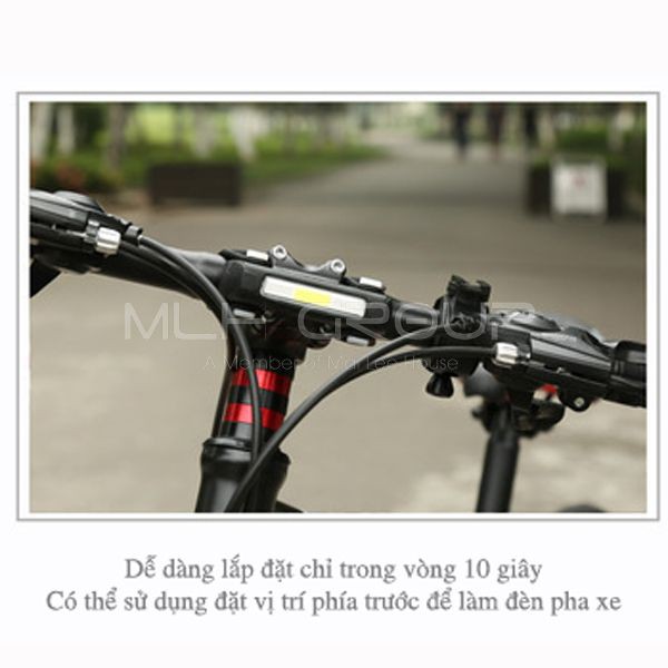 Đèn Nhấp Nháy Cảnh Báo Gắn Phía Sau Xe Đạp Siêu Sáng Có Sạc Điện USB Chống Nước Giúp Đạp Xe An Toàn Ban Đêm MLH
