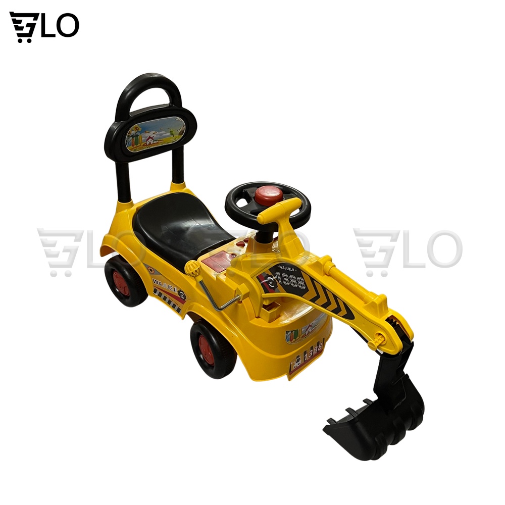 [Hỏa Tốc HCM] Xe Cần Cẩu Chòi Chân Cho Bé Cỡ Lớn Có Nhạc Tải trọng 35kg