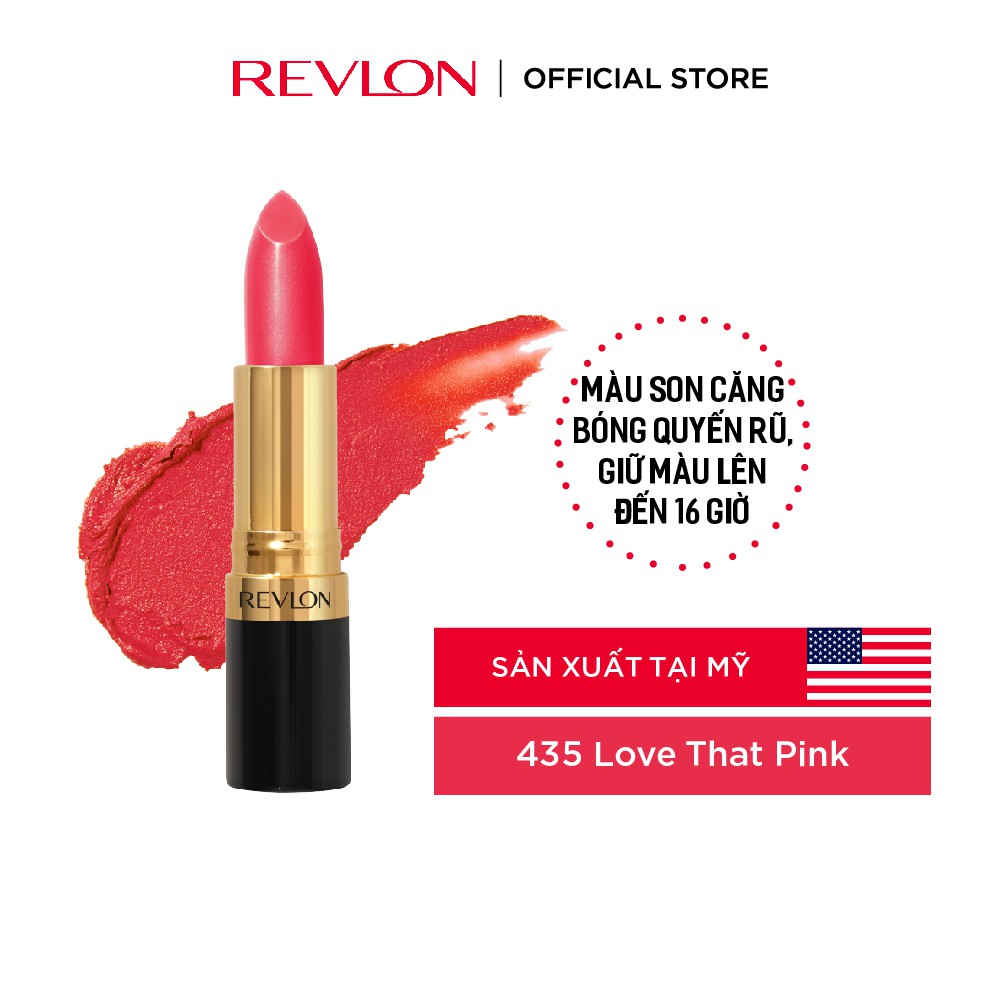 Son màu dưỡng môi thương hiệu số 1 tại Mỹ Revlon Super Lustrous Lipstick 4.2g