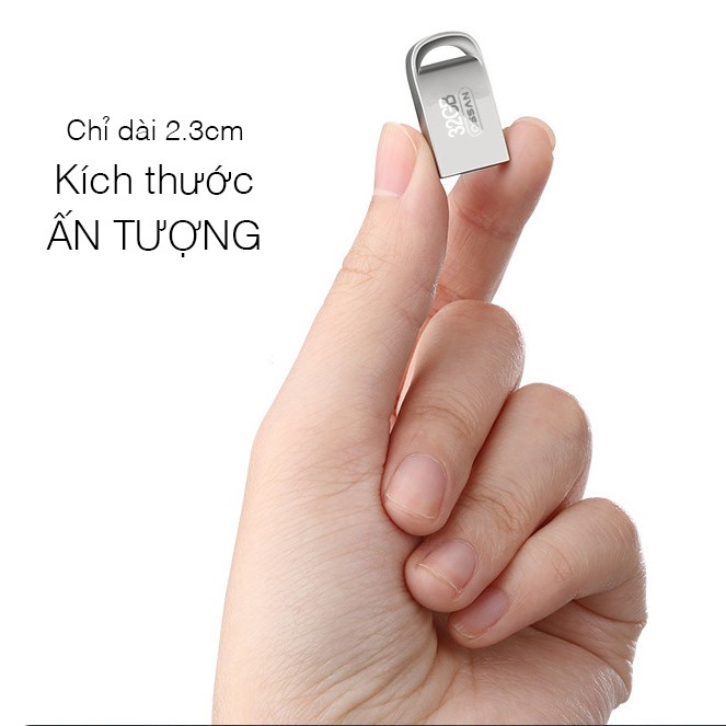 USB 32g nguyên khối thiết kế sang trọng, chống nước tốt