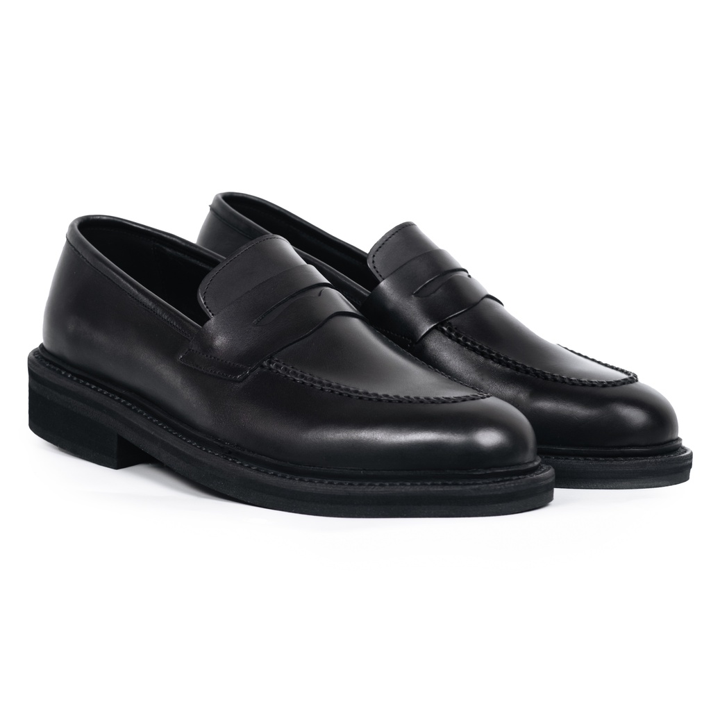 Giày Tây Cao Cấp NEWGEN LOAFER - LF01 - Da Bò Ý Lót Trong Da Bò Mộc - Thương hiệu Be Classy