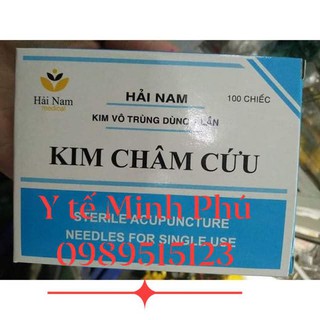 Kim châm cứu Hải Nam vô trùng đóng vỉ size 0,35 x60 mm