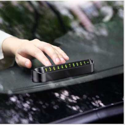 Bảng số điện thoại ô tô ,Bảng gắn số điện thoại trên taplo xe ô tô khi dừng đỗ cực kì tiện lợi