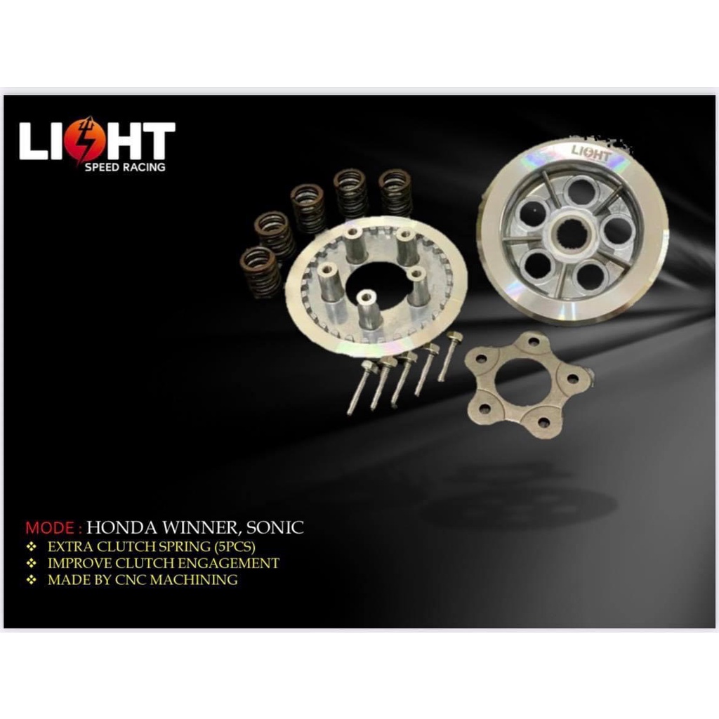 BỘ ĐÊ NỒI ĐỘ LIGHT SPEED 5 LÒ XO WINNER SONIC EXCITER 135 5 SỐ EX11 & EX150