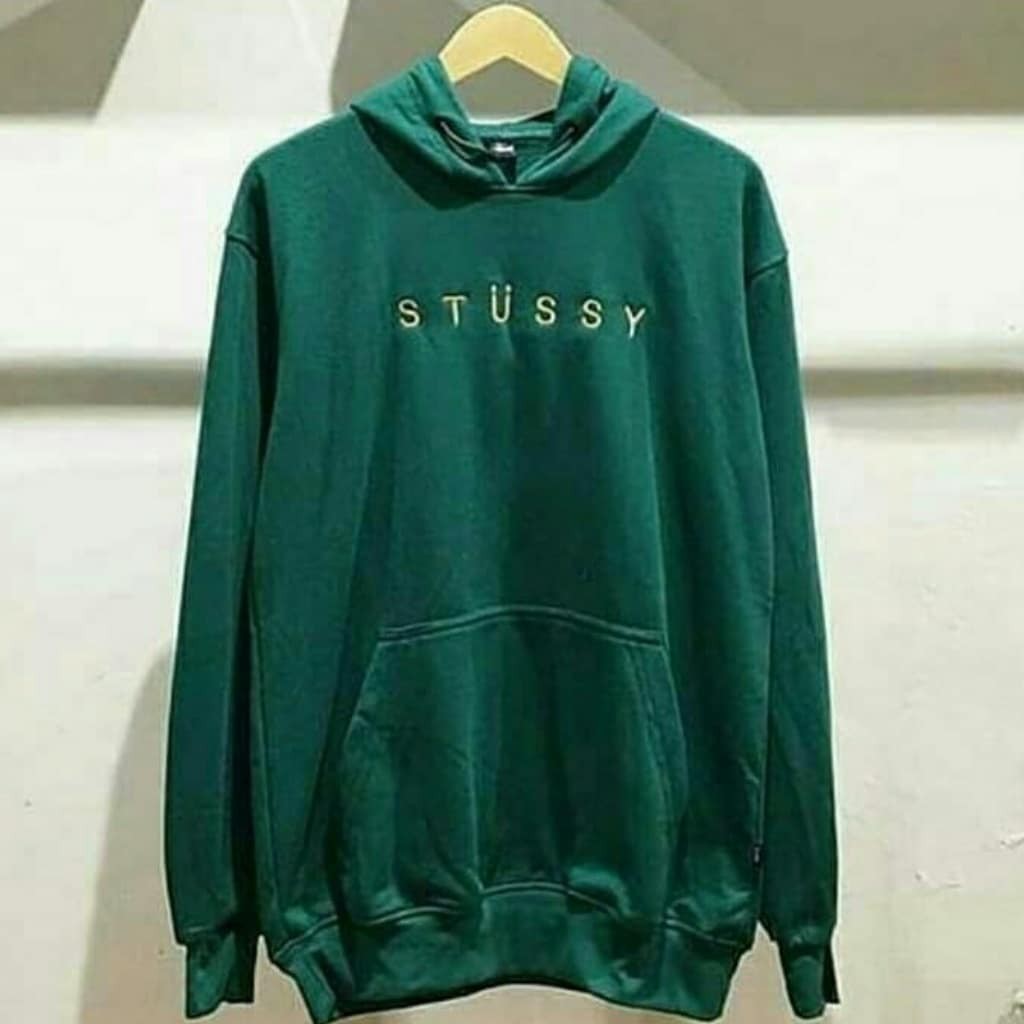 Stussy Áo Hoodie Dày Dặn Thời Trang Cho Nam