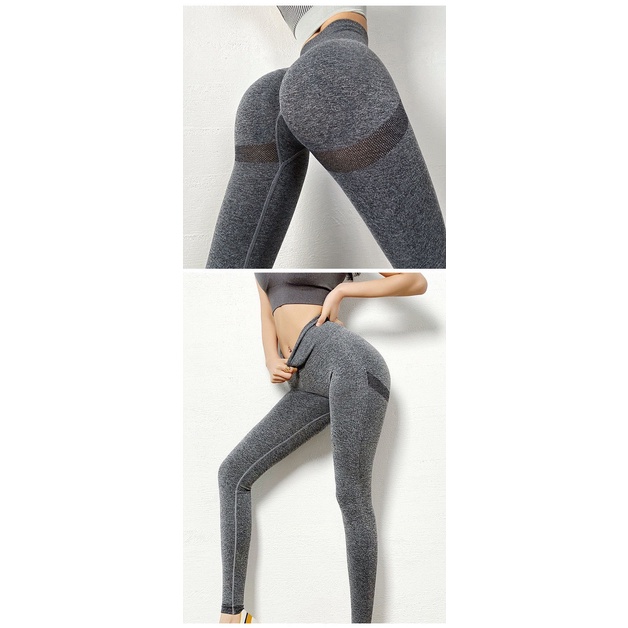 Quần legging Thể Thao Lưng Cao Chất Liệu Co Giãn Nhanh Khô Cao Cấp Cho Nữ