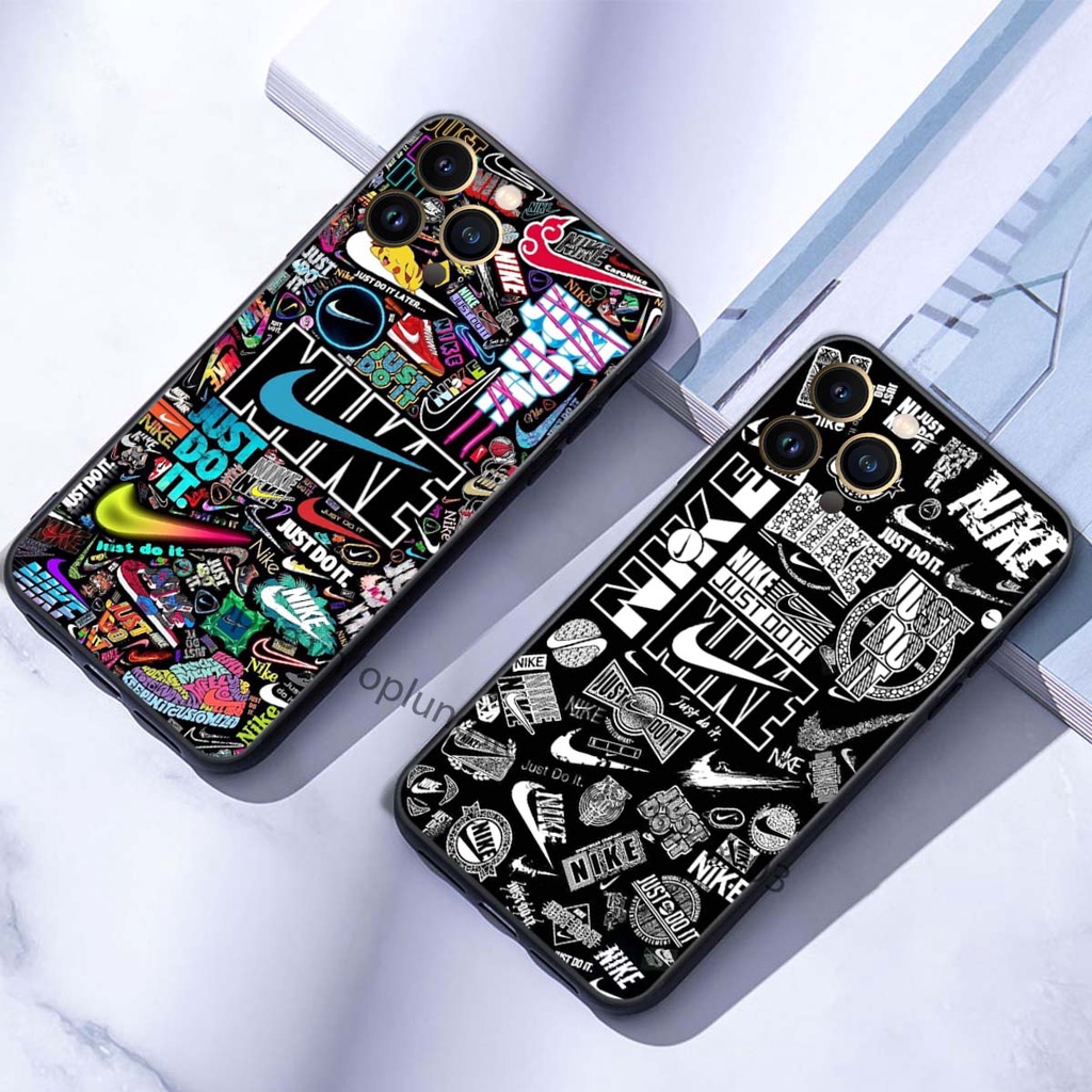 Ốp lưng Iphone 13 / 13 Mini / 13 Pro / 13 Pro Max in hình thương hiệu thời trang đa sắc cá tính cạnh viền vuông