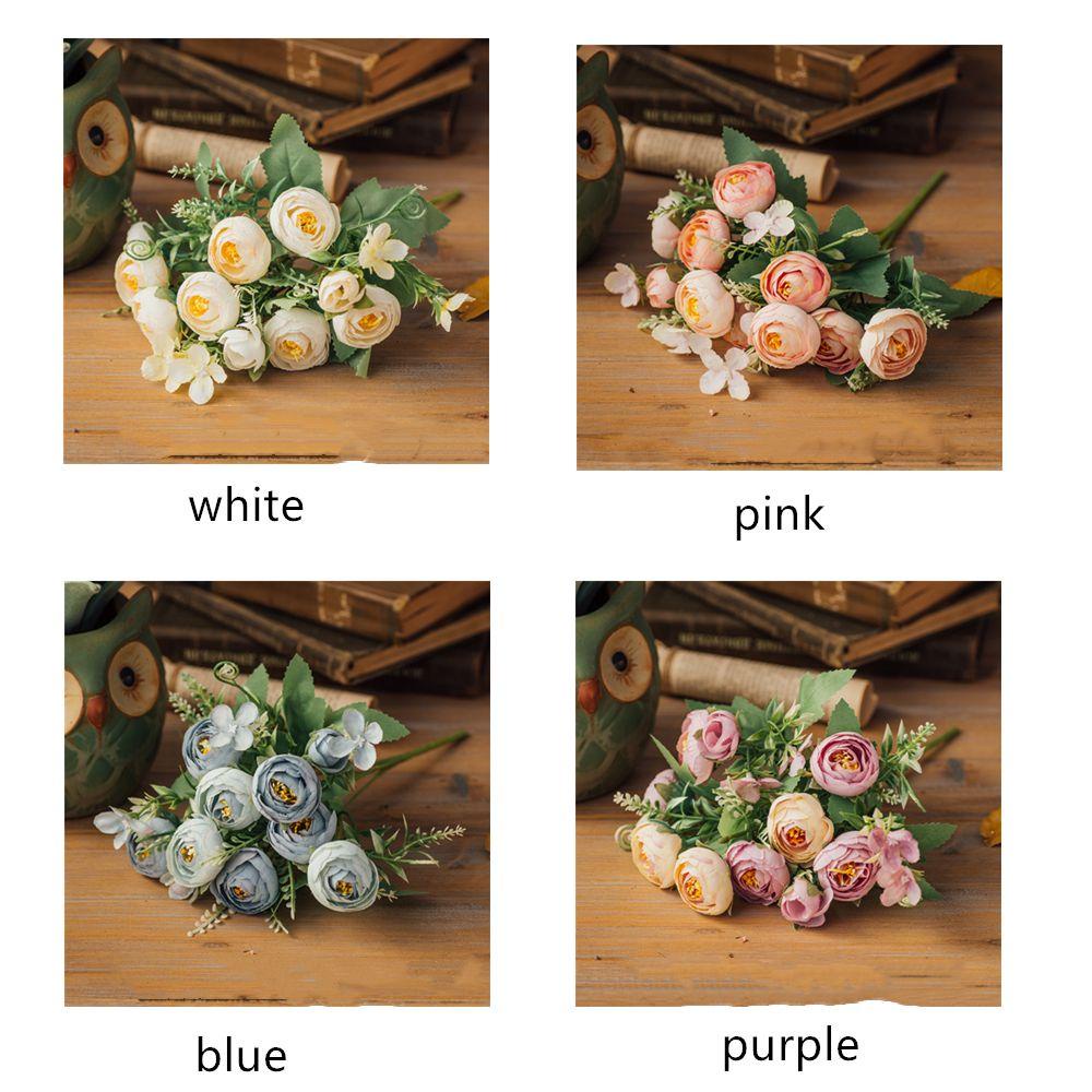 KUNHEV Hoa Mẫu Đơn Giả Trang Trí Tiệc Cưới