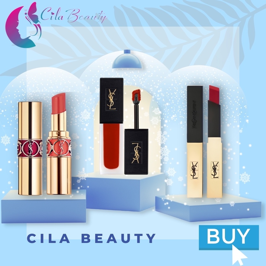 Son YSL Rouge Pur Couture The Slim_Son YSL Rouge Volupte Shine, YSL Slim Hàng Chính Hãng