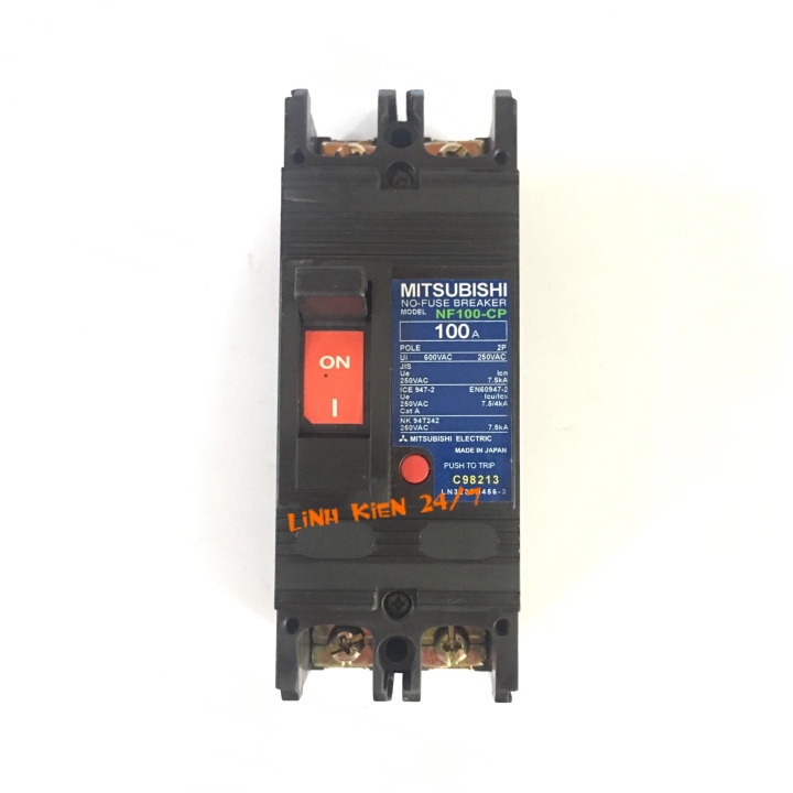 Aptomat 1 Pha Mitsubishi Nội Địa Nhật 100A