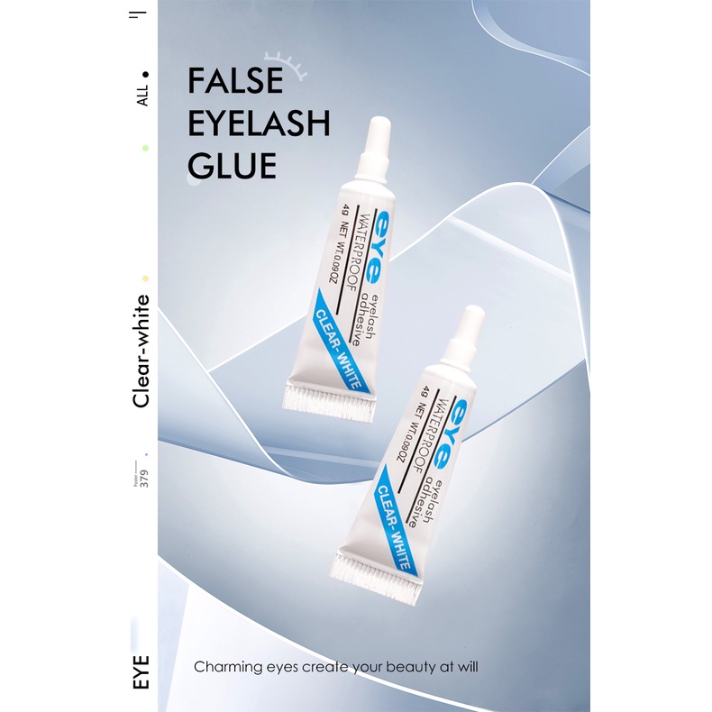 Keo Dán Lông Mi Giả Không Thấm Nước nhanh khô không dễ rơi ra Không kích thích