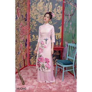 Áo dài nữ - Áo dài cách tân gấm cao cấp thời trang nữ