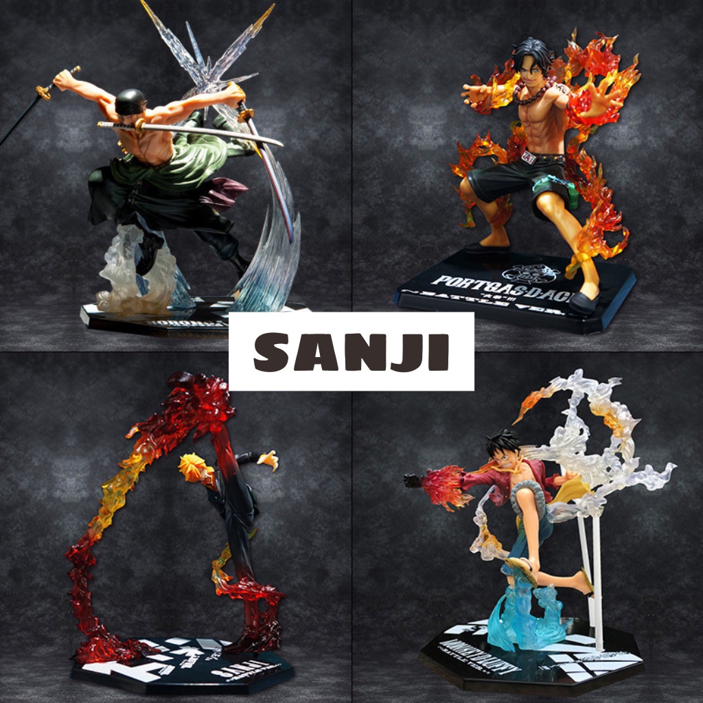 Nhân vật figure vinsmoke sanji luffy đồ chơi trẻ em decor mô hình one piece anime lắp ráp decor phòng pc gaming cute