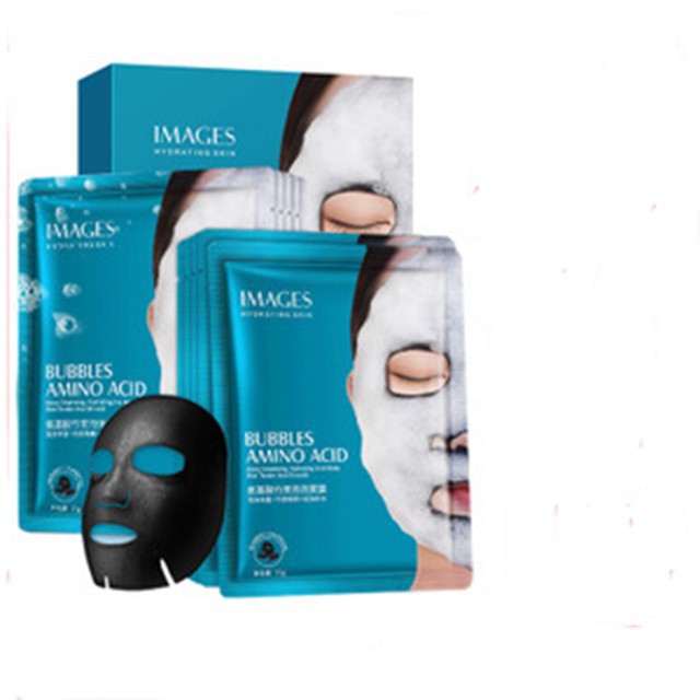 Mặt nạ sủi bọt thải độc Than Tre Images Hydrating Skin Bubbles Amino Acid IMAGES Nội Địa