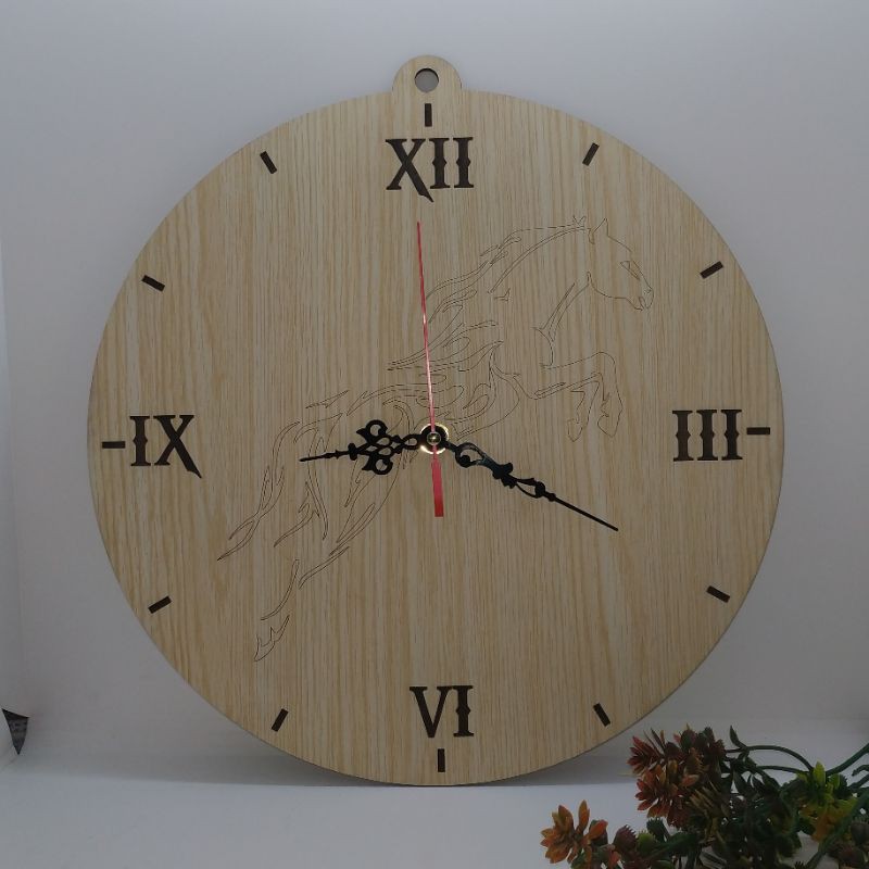 Đồng Hồ Gỗ Treo Tường - Khắc Tên Theo Yêu Cầu