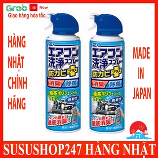 Chai xịt vệ sinh điều hòa 420ml Hàng Nhật Chính Hãng