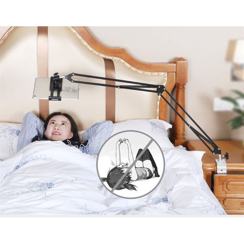 Kẹp Điện Thoại IPad Đầu Giường, Bàn Làm Việc Tiện Lợi - Kim Loại Chắc Chắn-16TH | BigBuy360 - bigbuy360.vn