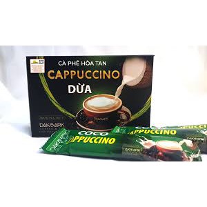 Cà phê Hòa tan Cappuccino vị dừa Dakmark