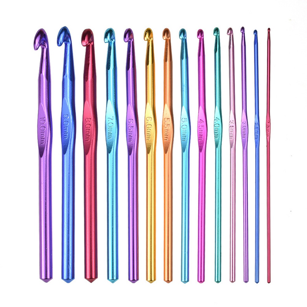 Epoch Set 12 / 14 Kim Đan Len Bằng Nhôm Nhiều Màu 2mm - 8mm / 2mm - 10mm