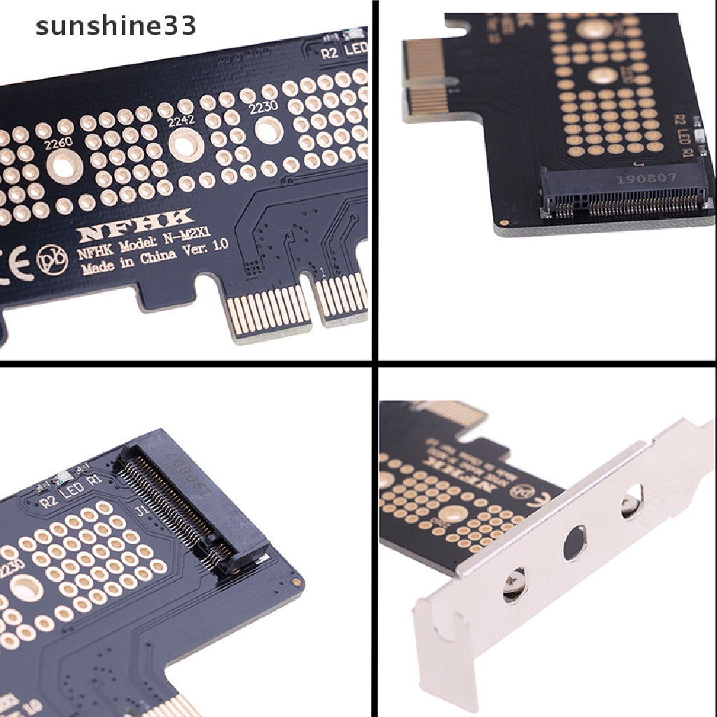 【SU】 NVMe PCIe M.2 NGFF SSD to PCIe x1 adapter card PCIe x1 to M.2 card with bracket . | WebRaoVat - webraovat.net.vn