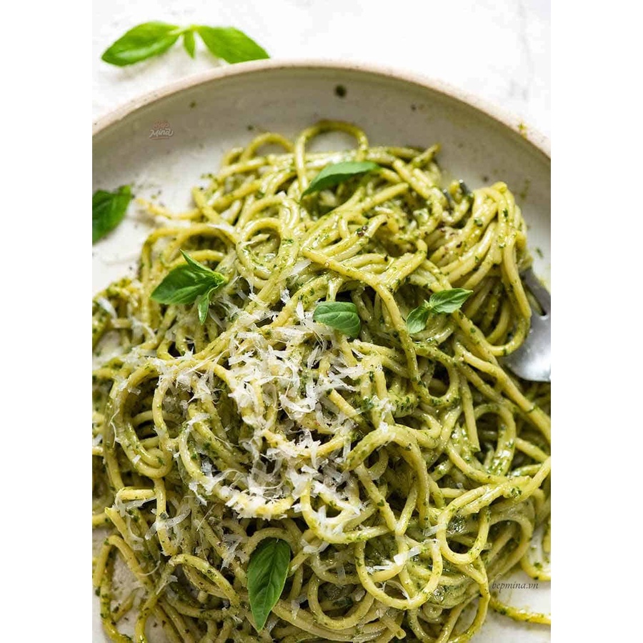 Combo 1 Gói Mì Spaghetti 500Gr + 1 Sốt Pesto Xanh Alla Genovese 190 Gram Divella Italia