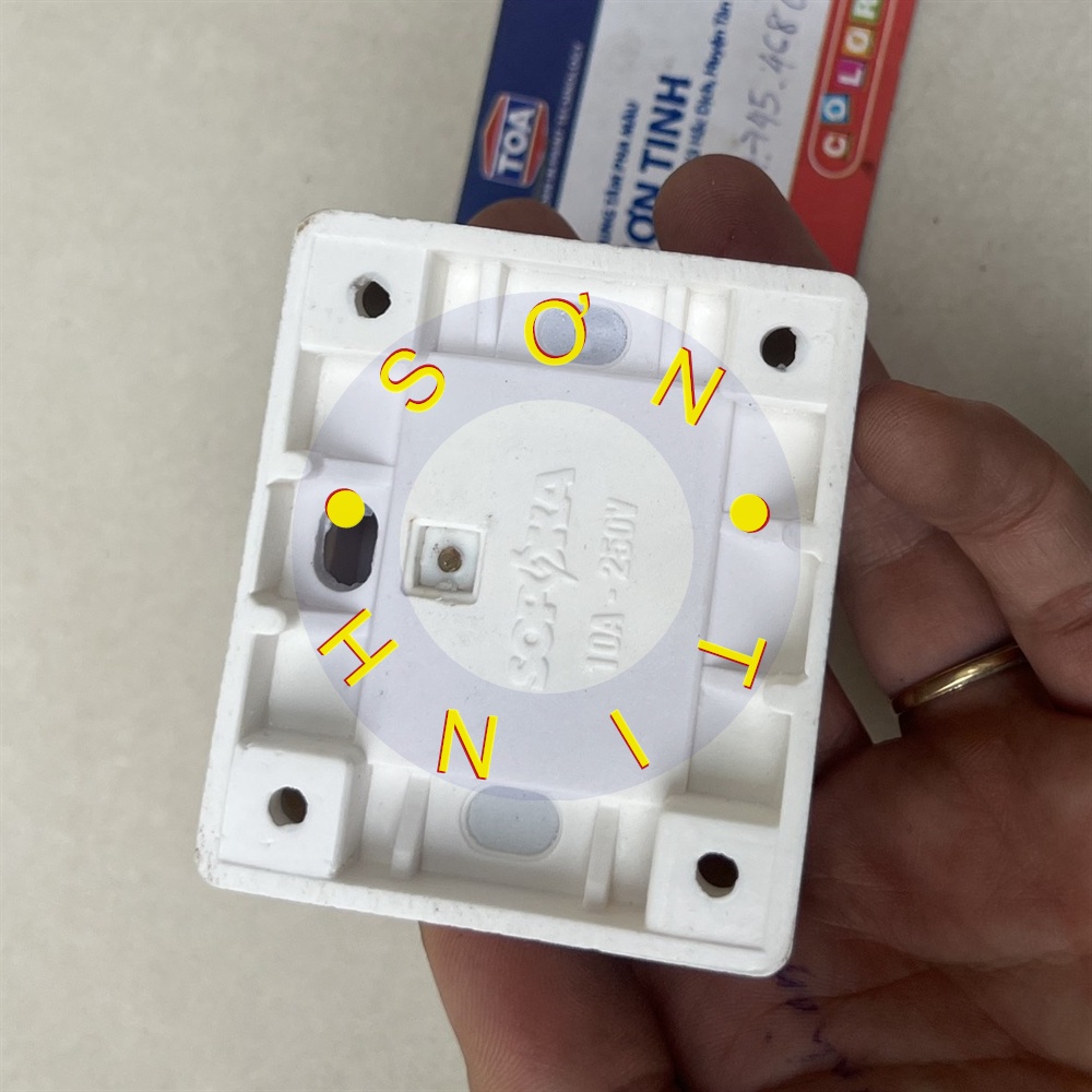 Ổ cắm nổi đơn E17 - Dòng E cao cấp Sopoka - 1 cái