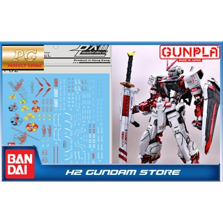 Decal nước cho mô hình PG 1/60 Astray Red Frame Gundam