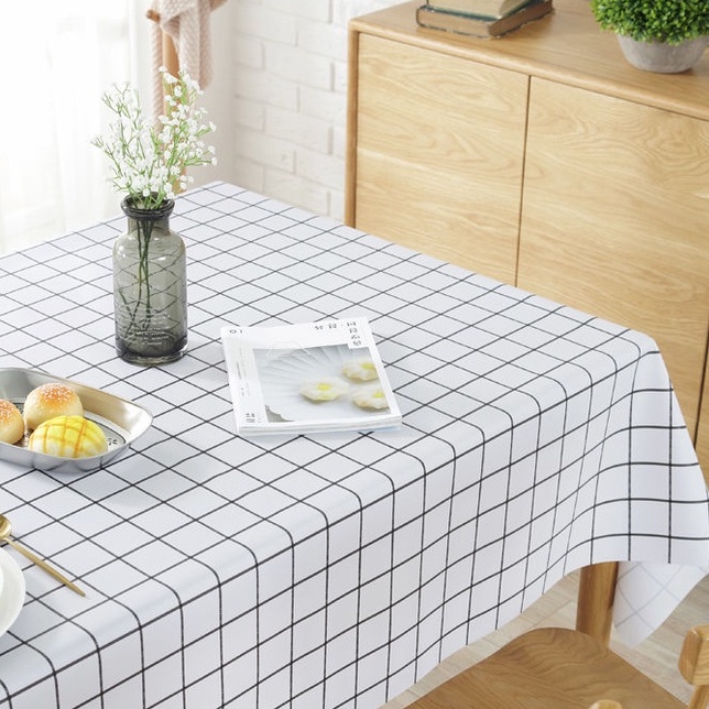 Khăn Trải Bàn Caro Màu Pastel Không Thấm Nước Dùng Làm Phông Nền Chụp Ảnh Picnic Dã Ngoại 88038 - SỈ LẺ GIA DỤNG 88