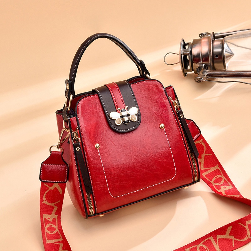 IELGY Túi Đeo Chéo Vai Bằng Da Mềm Thời Trang