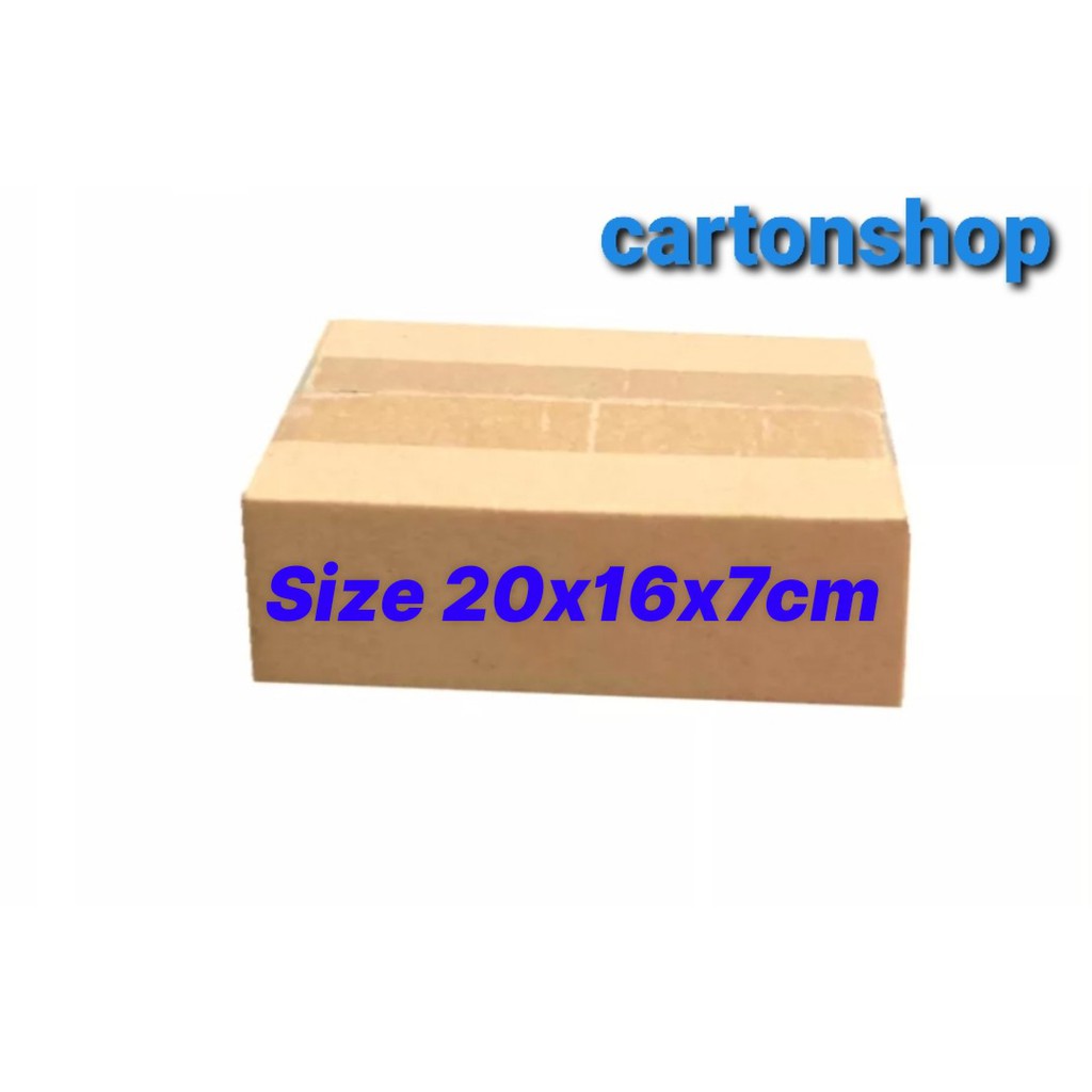 20 hộp carton size 20x16x7cm