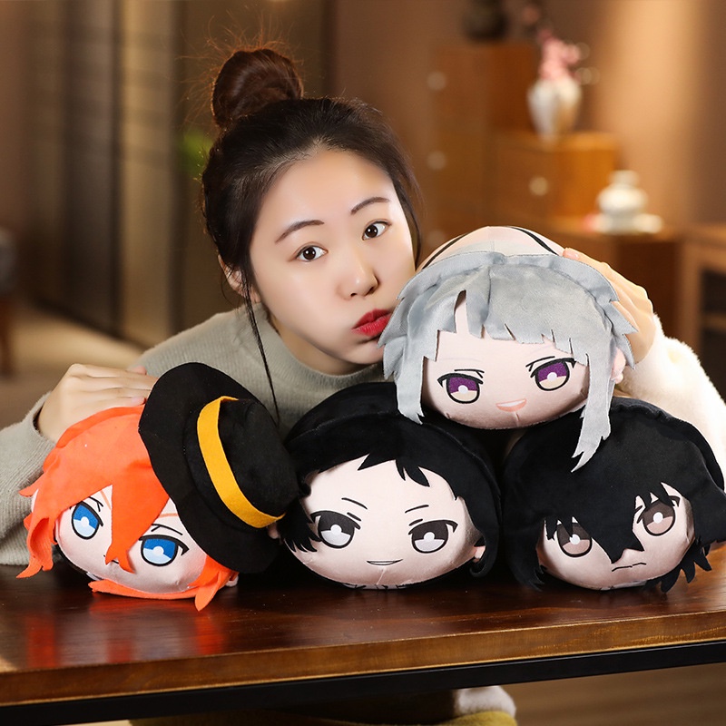 Đồ chơi nhồi bông Hình Các Nhân Vật Anime Dazai Osamu Atsushi Cho Trang Trí Nhà