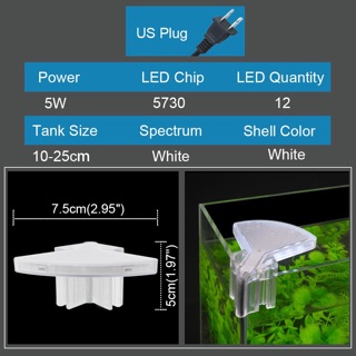 Đèn led thuỷ sinh X5/m3 công suất 10w
