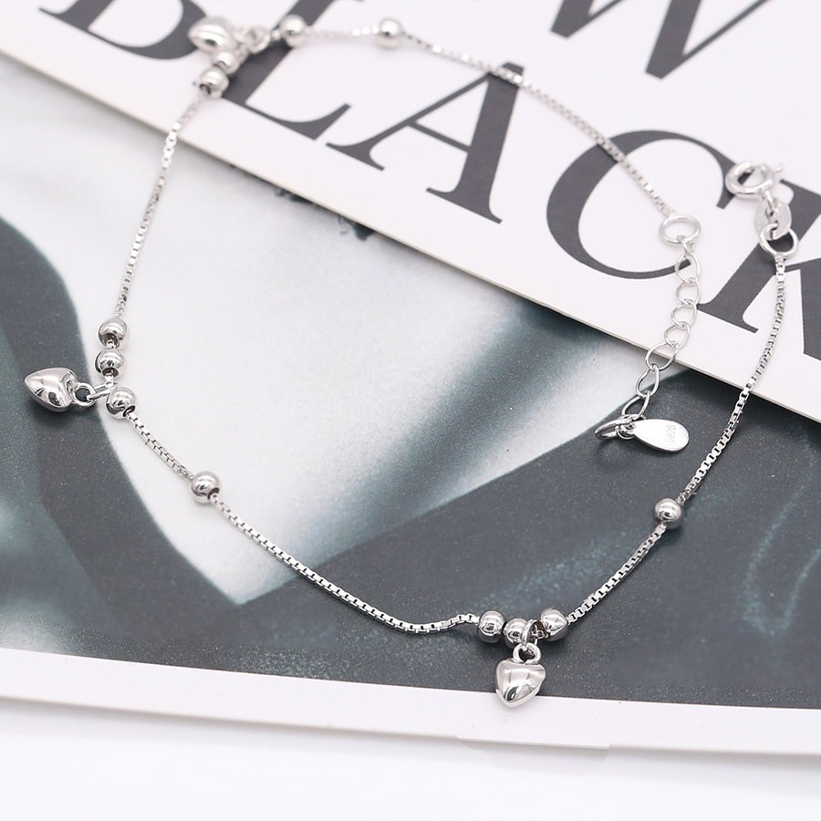 Lắc Chân Bạc Nữ Trái Tim LC-1547-ROXI | BigBuy360 - bigbuy360.vn