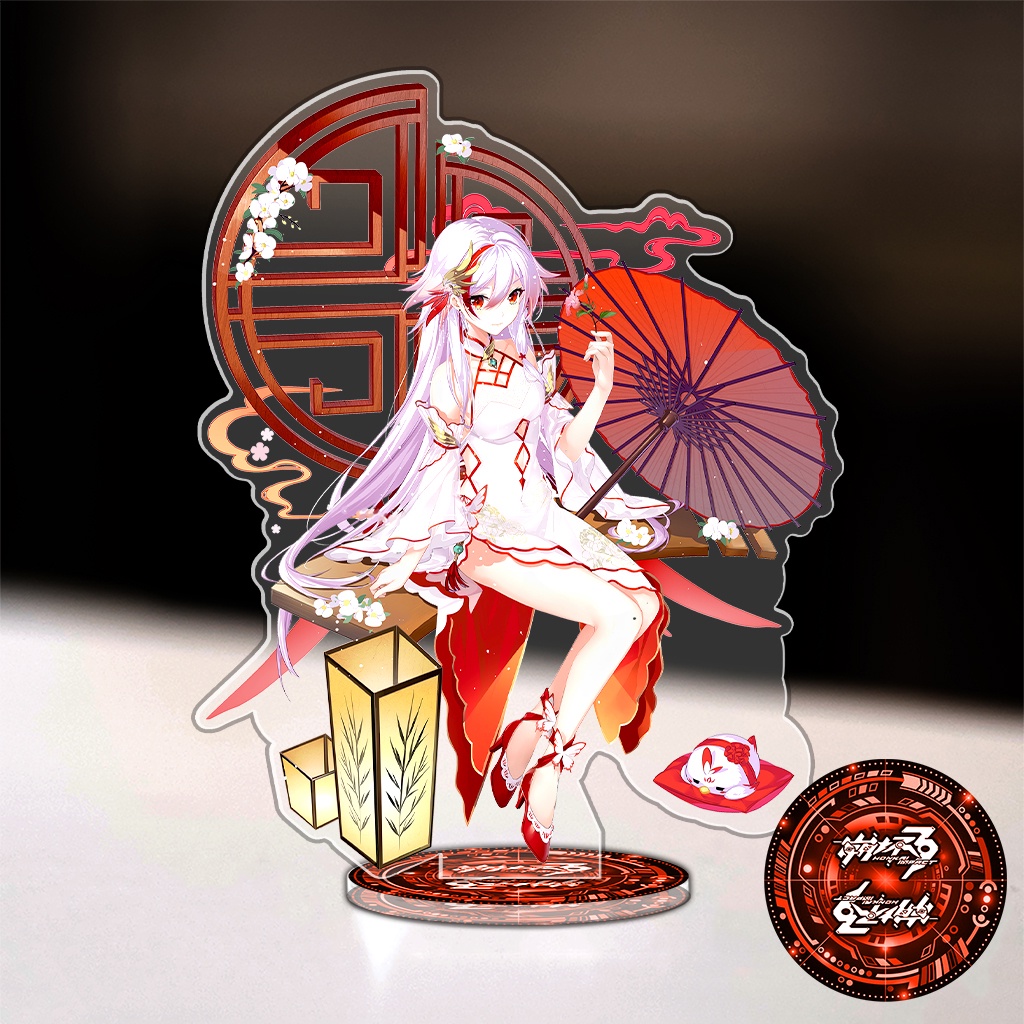 Mô hình Honkai Impact 3rd standee các nhân vật game anime trang trí góc học tập cao 15cm phụ kiện shop HM Decor