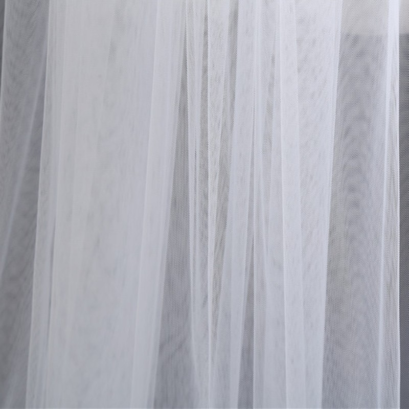 Màn lưới xuyên thấu 1/2 lớp dài 3m cho cô dâu