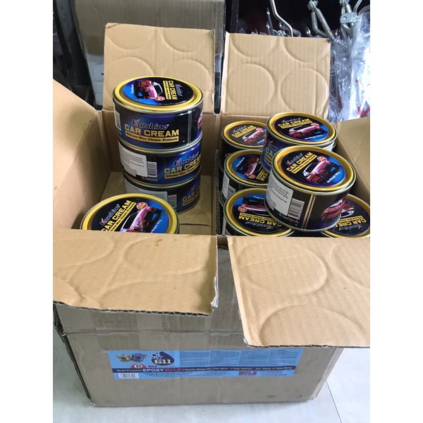 Cana Karshine thái lan 100g và 220g - Kem đánh bóng sơn, nhựa, đá, gỗ, kim loại Krashine Car Cream