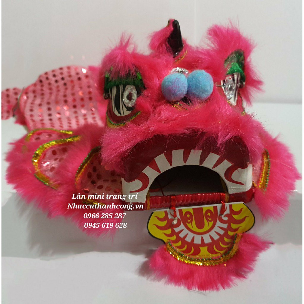 Đầu lân nhỏ trang trí  | Thiết bị Đoàn Đội,đầu lân phong thủy,đầu lân trang trí