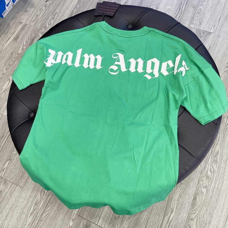 ⚡️[Hight Quality] - Oversize tee Palm Angels Green, áo thun oversize palm ag cao cấp full tag túi