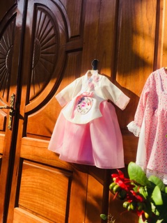Hanbok cho bé ảnh thật