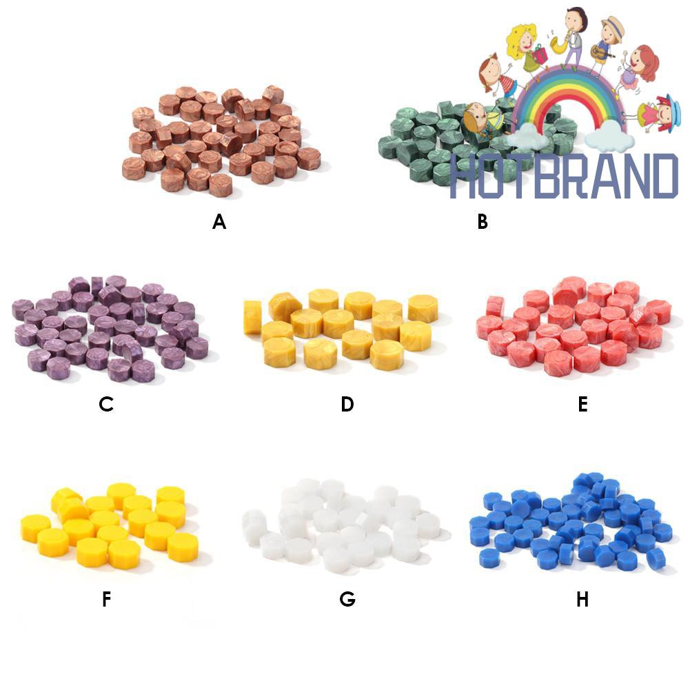 Bộ 100 Con Dấu Sáp Hình Bát Giác Cổ Điển