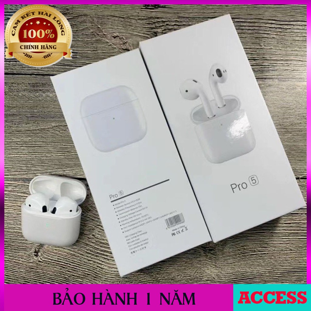 [LOẠI 1] Tai Nghe Airpod Pro 5 Phiên Bản Cao Cấp, Định Vị Đổi Tên, Siêu Nhạy Access