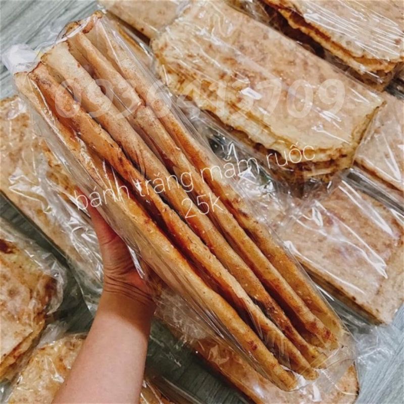 combo 4 bịch bánh tráng mắm ruốc