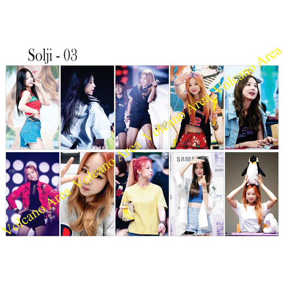 [EXID] Set Sticker Solji - có nhiều mẫu hình dán Kpop (3 mẫu)